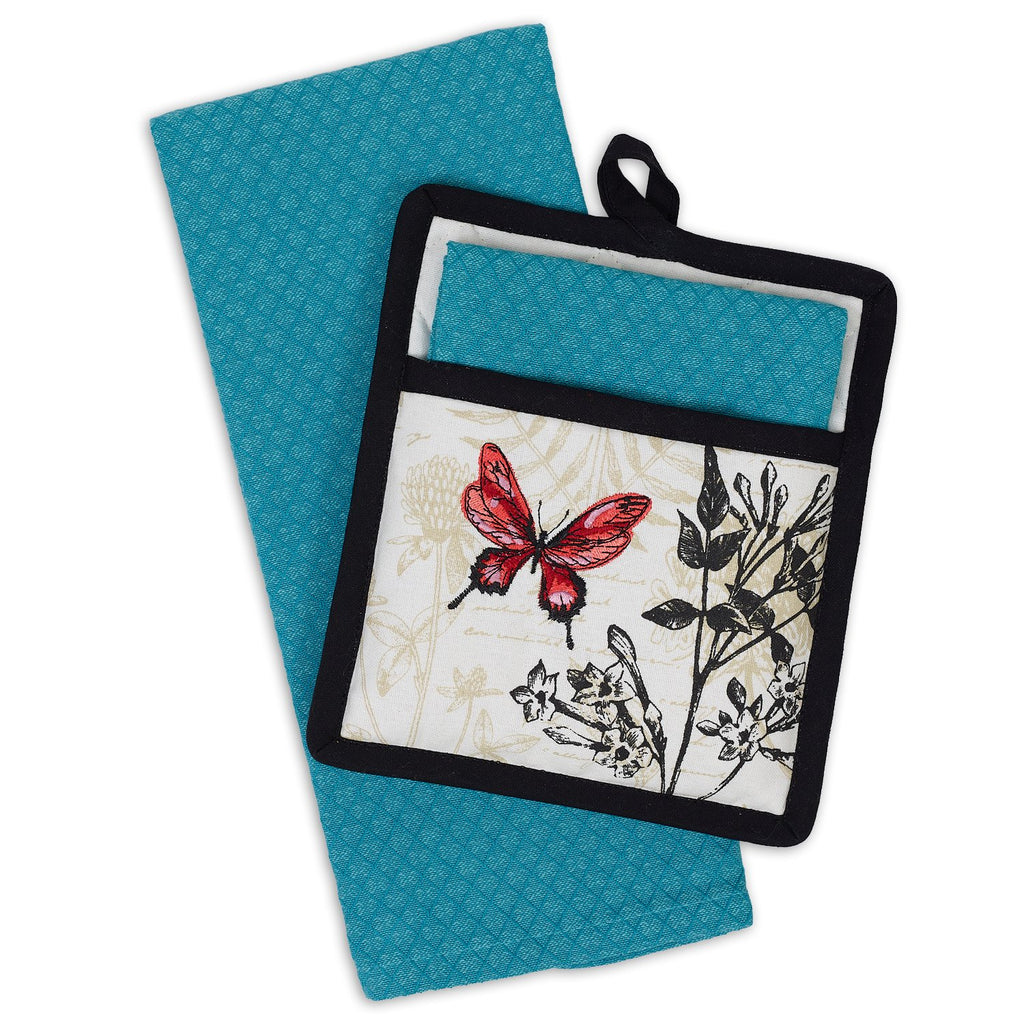 Botanical Potholder Gift Set