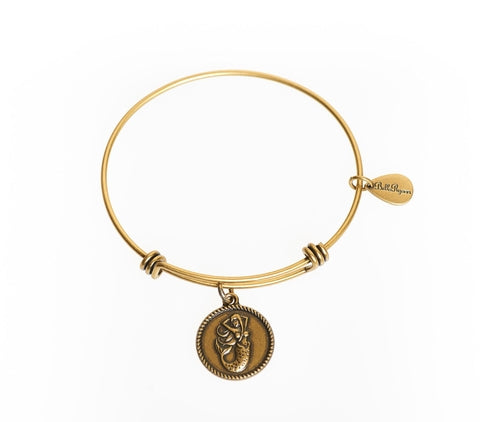 Mermaid Expandable Bangle Charm Bracelet