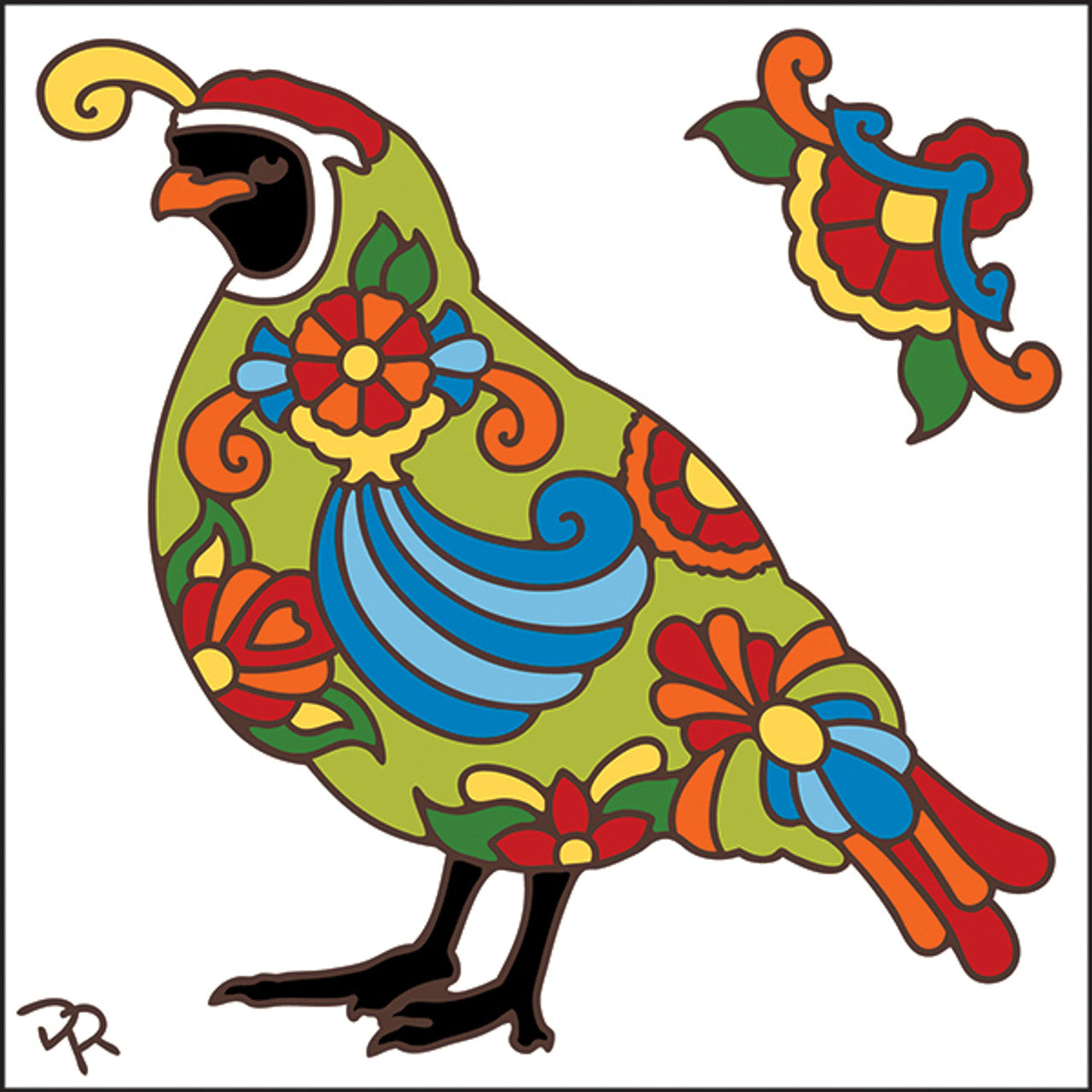 Quail Talavera White Tile