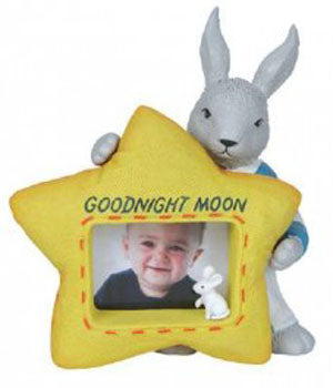 Goodnight Moon Bunny Holding Star Frame