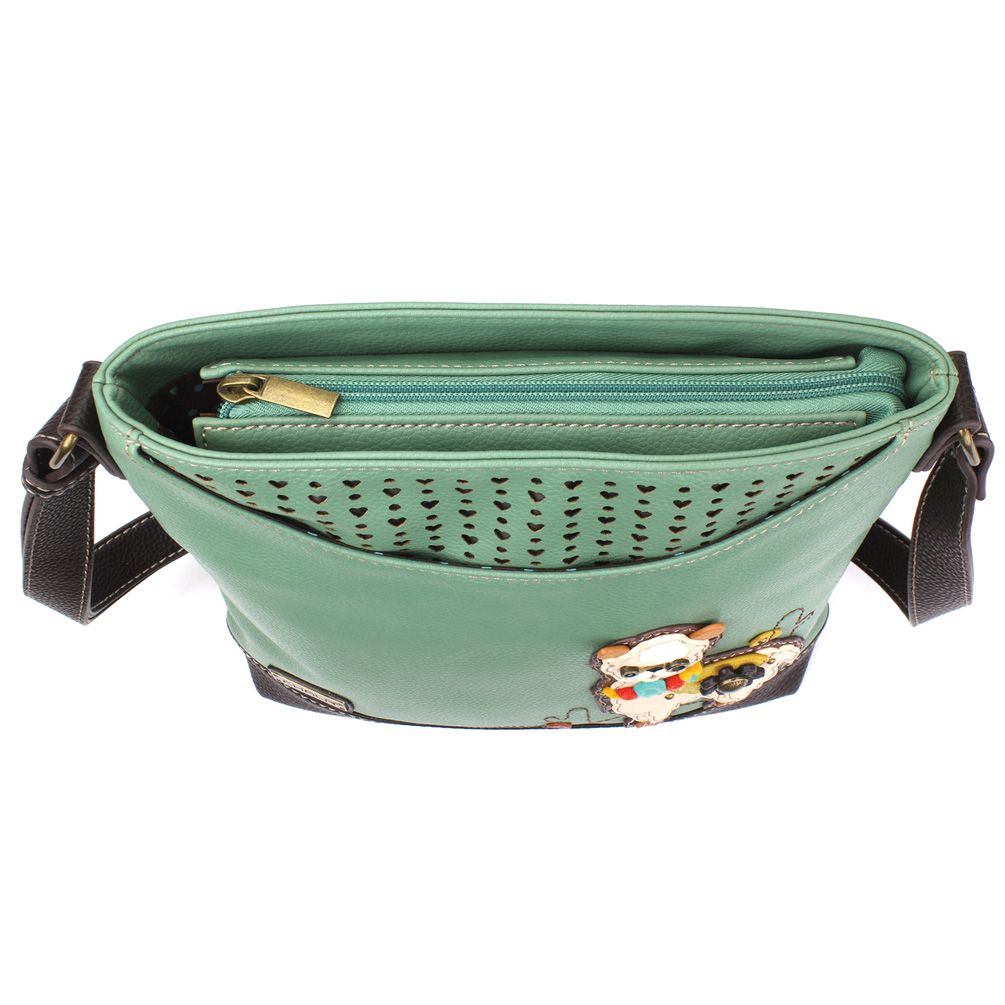 Llama Sweet Green Messenger