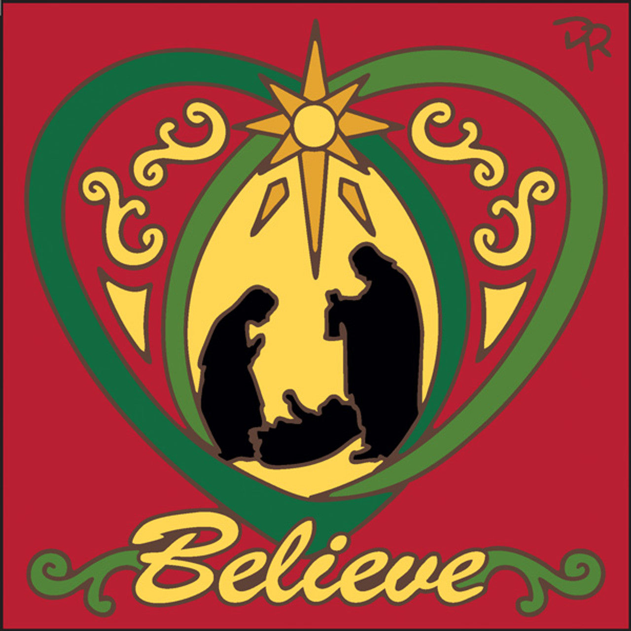 Believe Nativity Tile