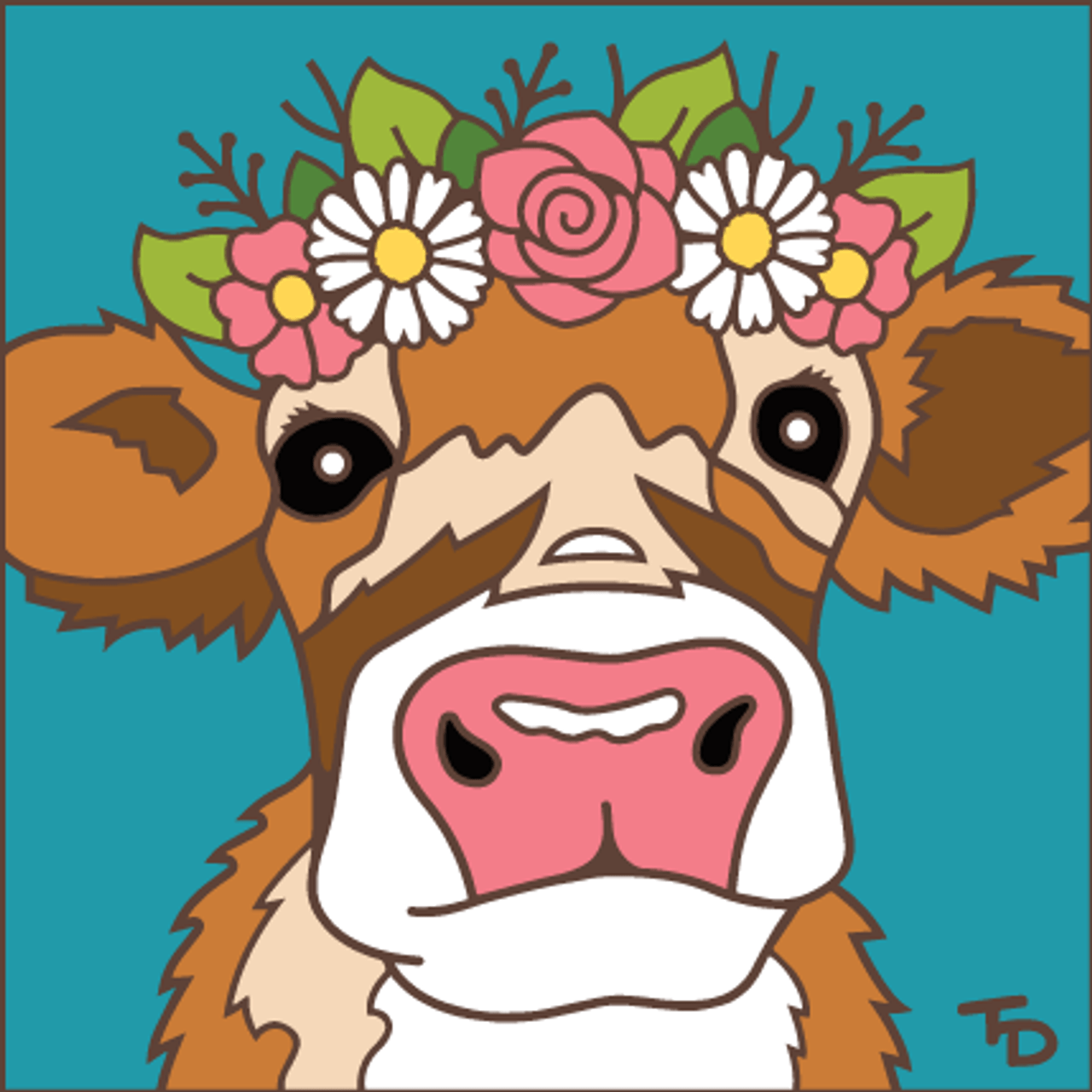 Farmhouse Cow Tile