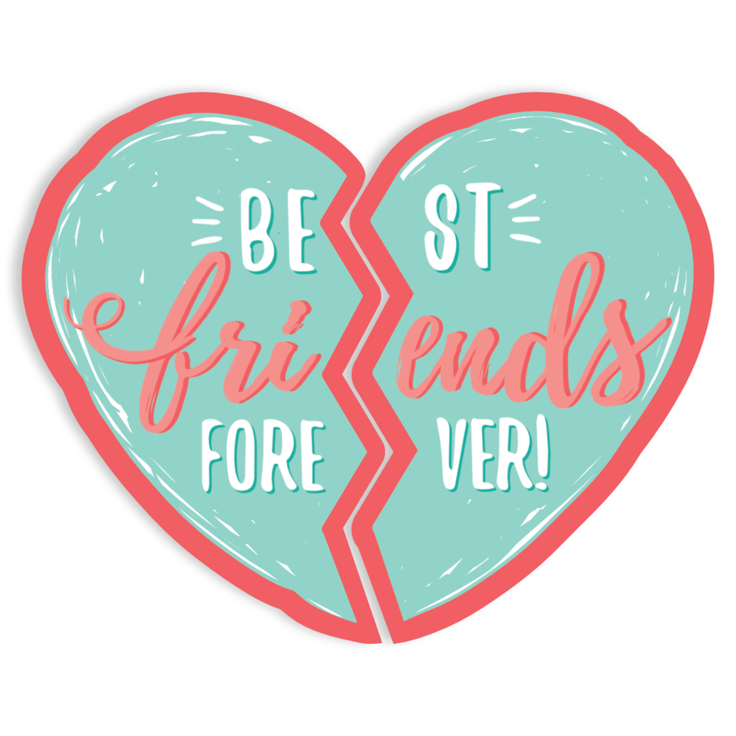 Juju and Moxie Co. - Best Friends Forever Vinyl Sticker Set