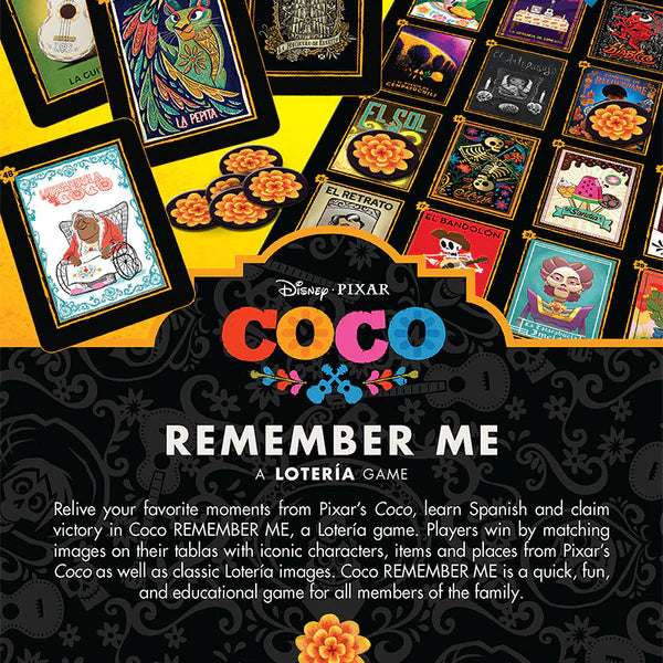 Coco Remember Me Lotería Game