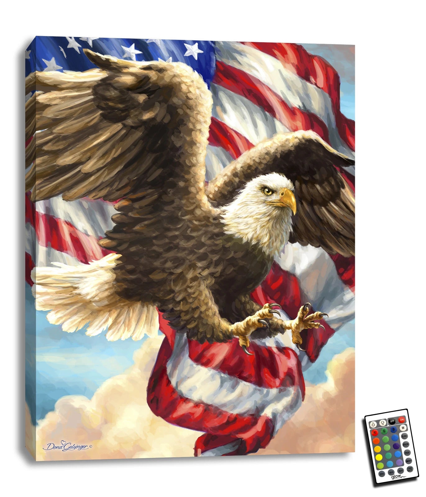 Liberty Eagle LED Wall Canvas
