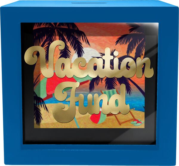 Vacation Fund Shadow Box Bank