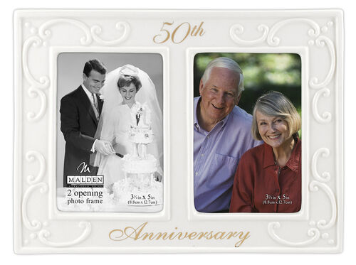 50th Anniversary Then and Now Frame
