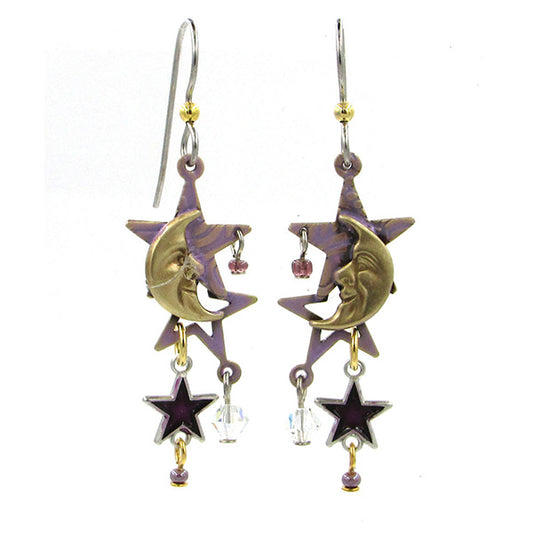 Silver Forest Celestial Cascade Earrings