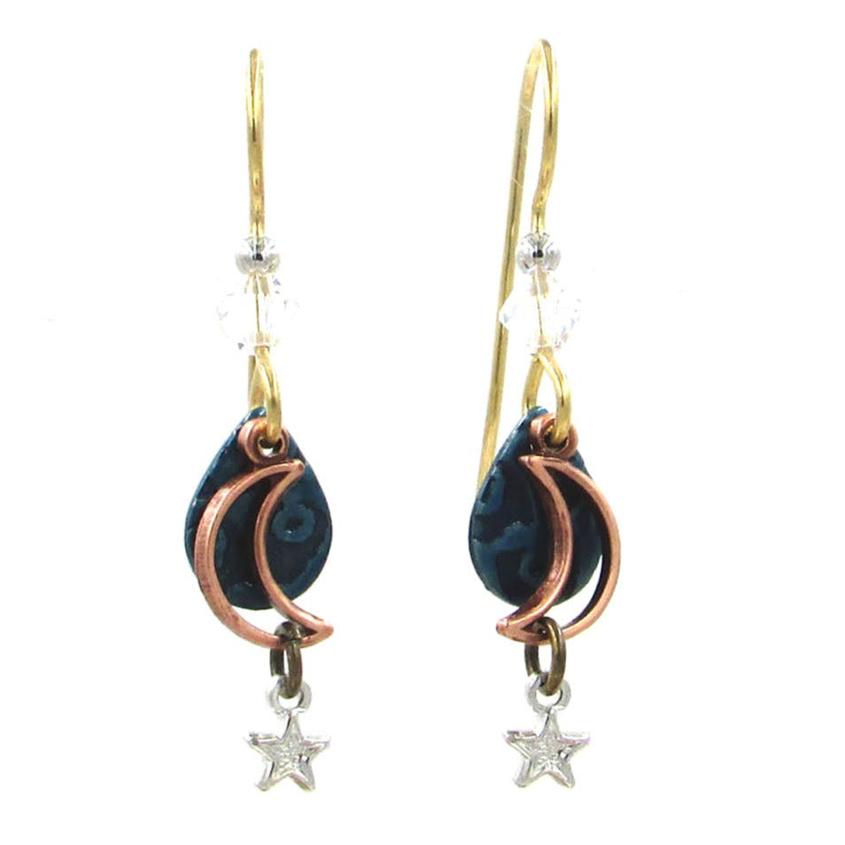 Silver Forest Delicate Sky Cascade Earrings