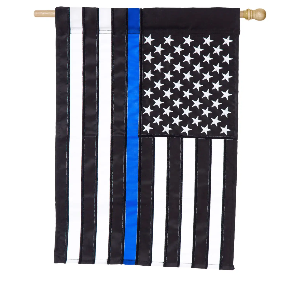 Thin Blue Line House Flag