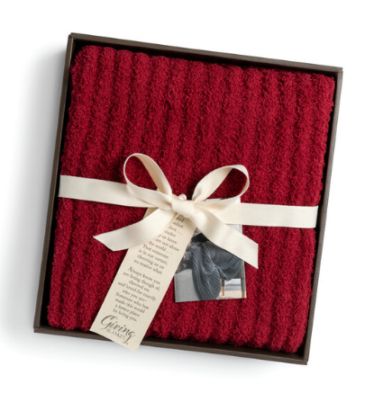 Ribbed Blanket - Red