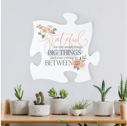 Grateful For The Small Things..Puzzle Piece