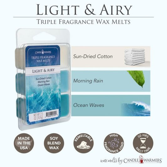 Light and Airy Triple Fragrance Wax Melts