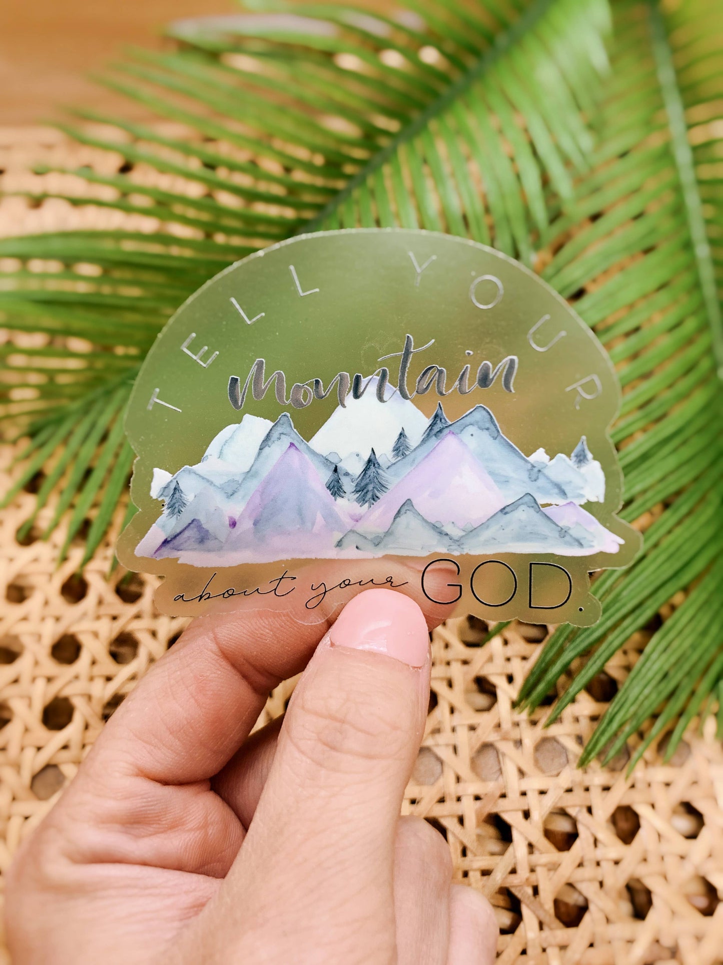 Tell Your Mountain About..Sticker