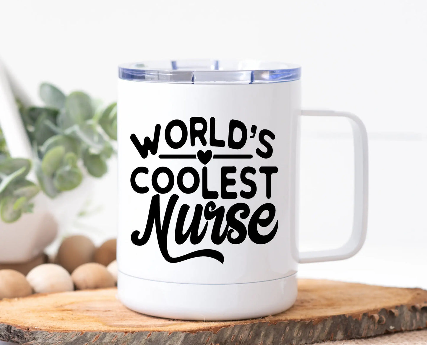 The Bearded Mug Man - Nurse Travel Mug