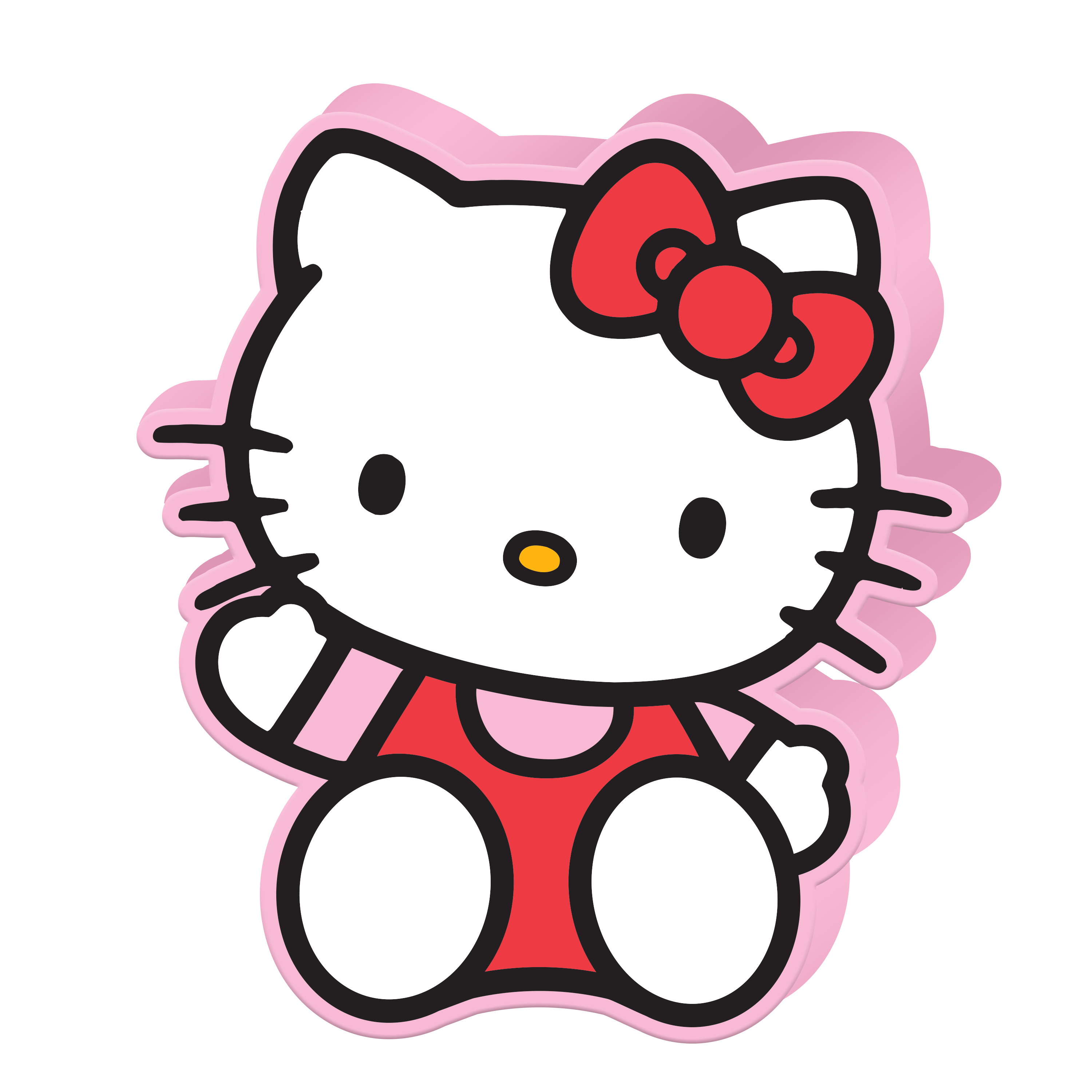 Hello Kitty Die Cut Box Sign
