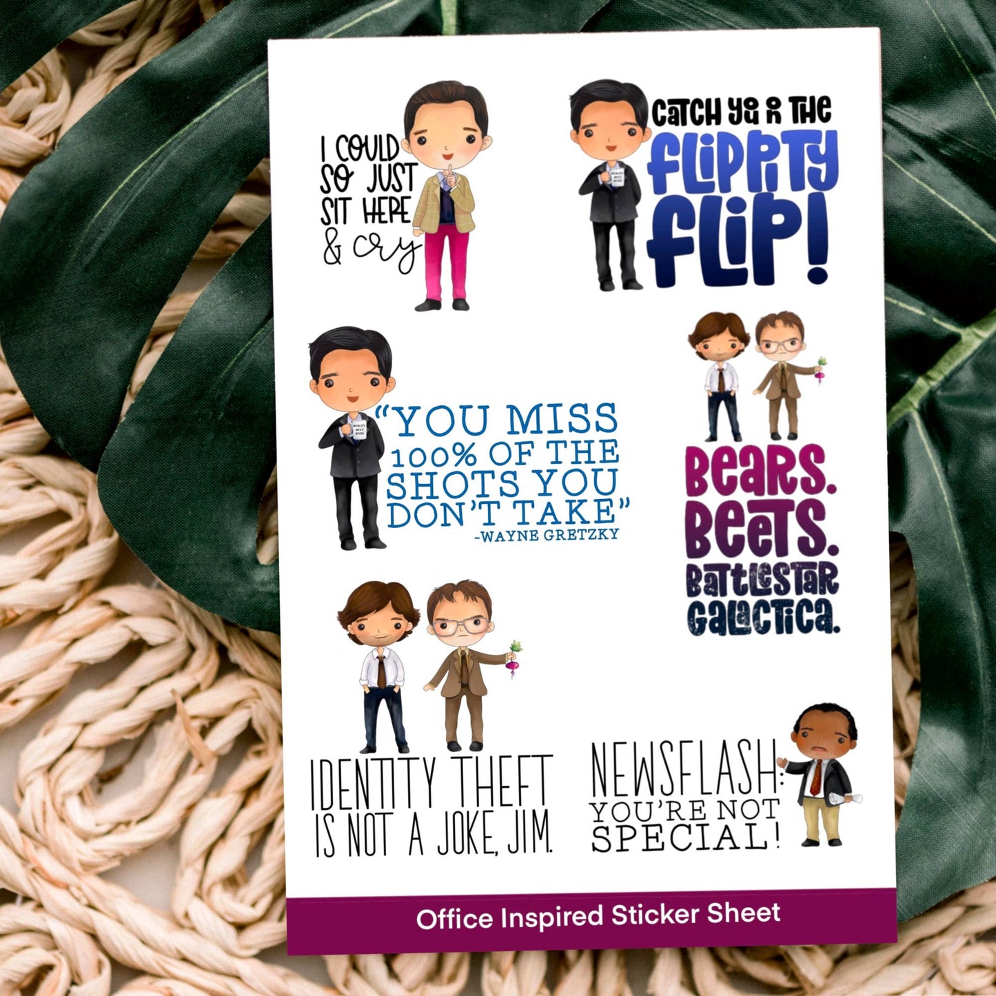 Office Inspired Sticker Sheet