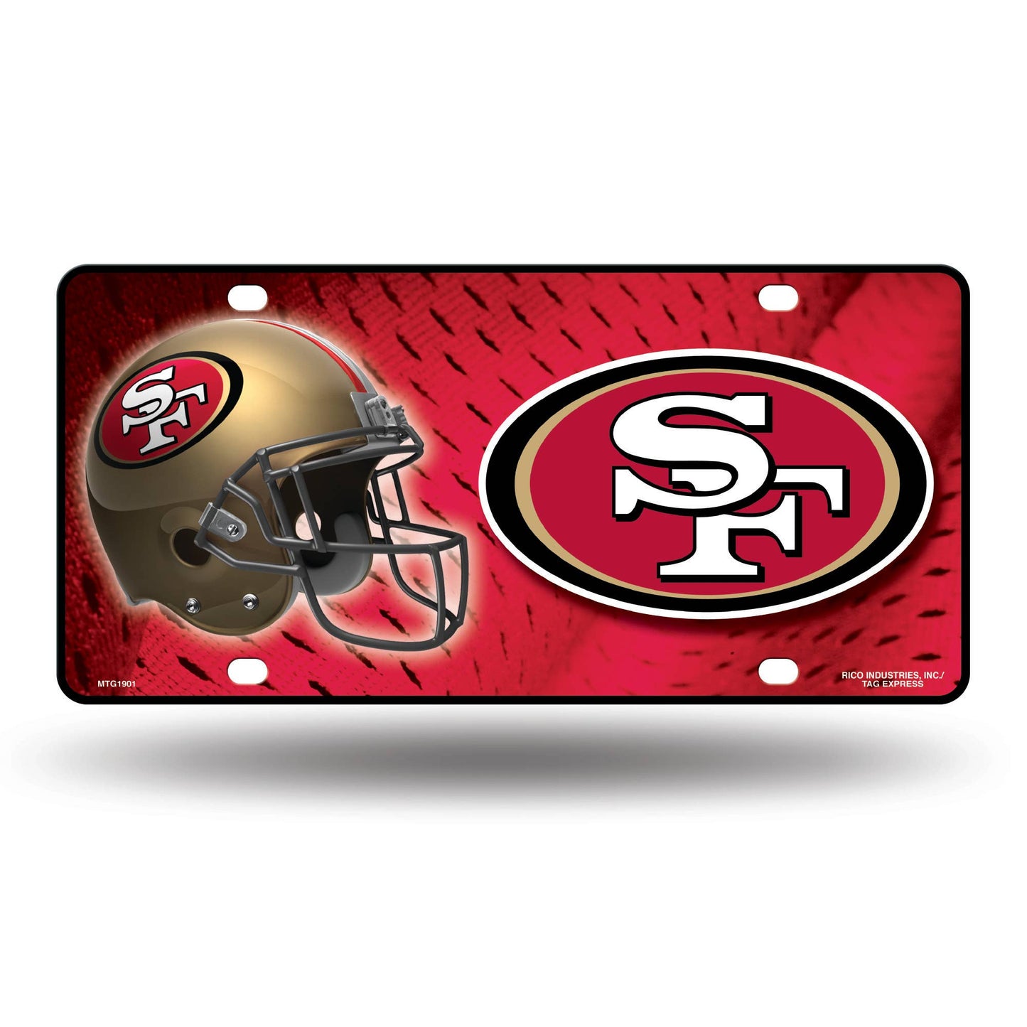 San Francisco 49ers Metal Auto Tag/License Plate