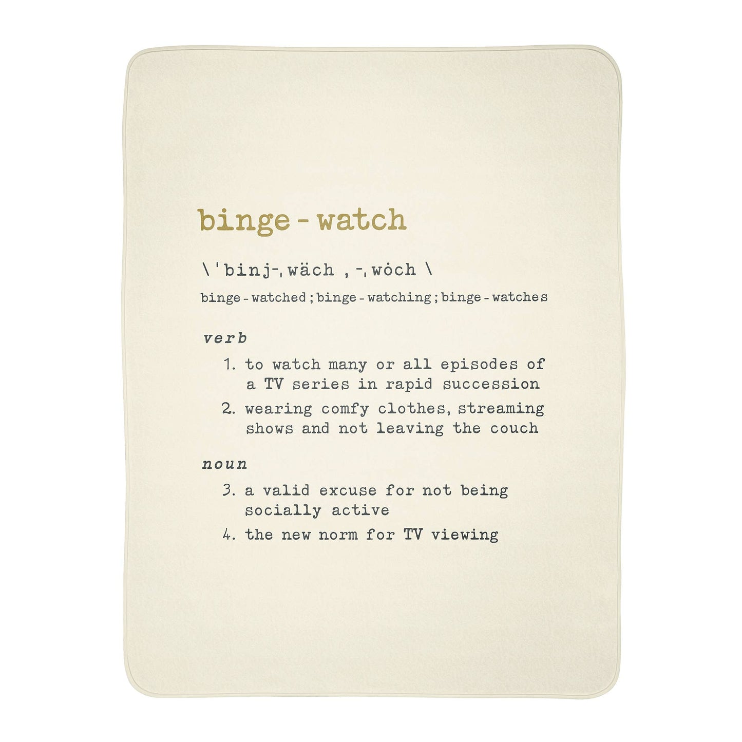 Binge Watching Blanket