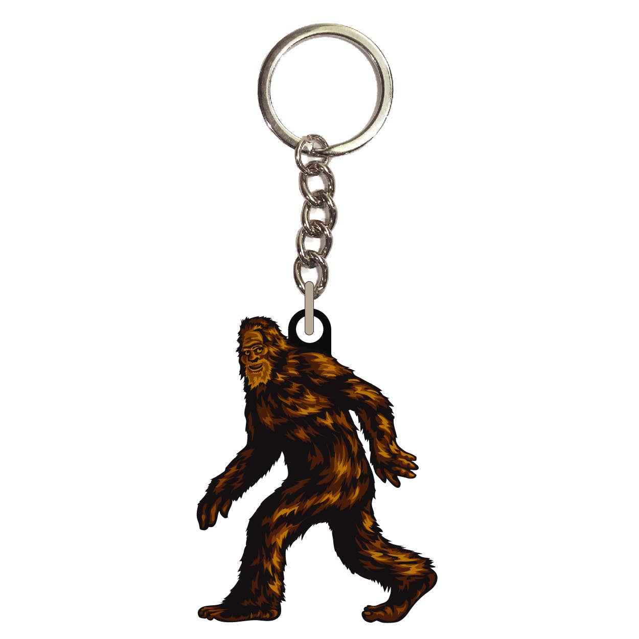 Bigfoot Embroidered Keychain
