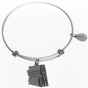 Grand Canyon State Expandable Bangle Charm Bracelet