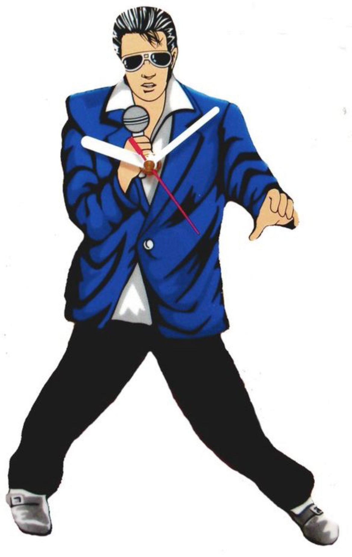 Elvis Presley Pendulum Wall Clock