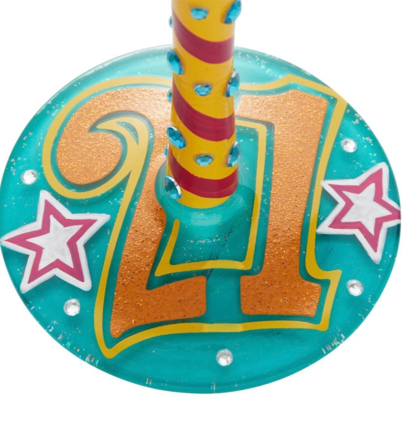 Happy 21st Birthday Lolita Wine Glass