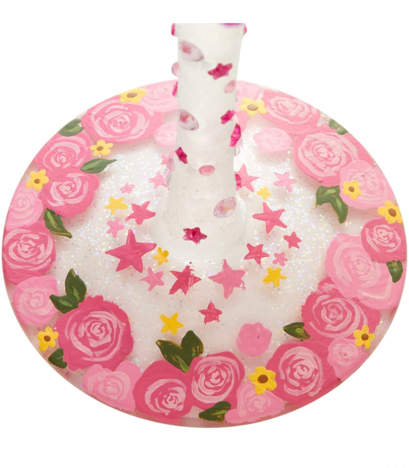 “Don’t Give Up Your Daydream” Lolita Wine Glass