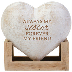 Always My Sister 3D Heart