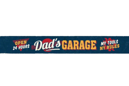 Dads Garage Wooden Shelf Block