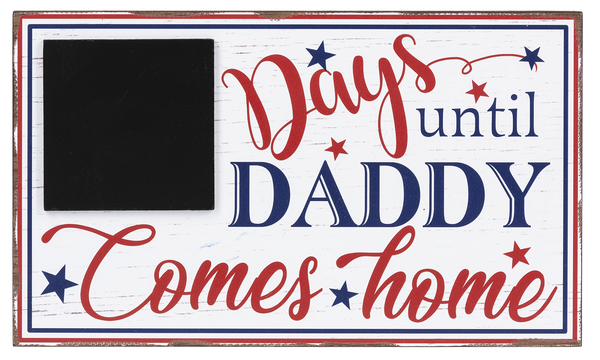 Chalkboard Countdown Plaque