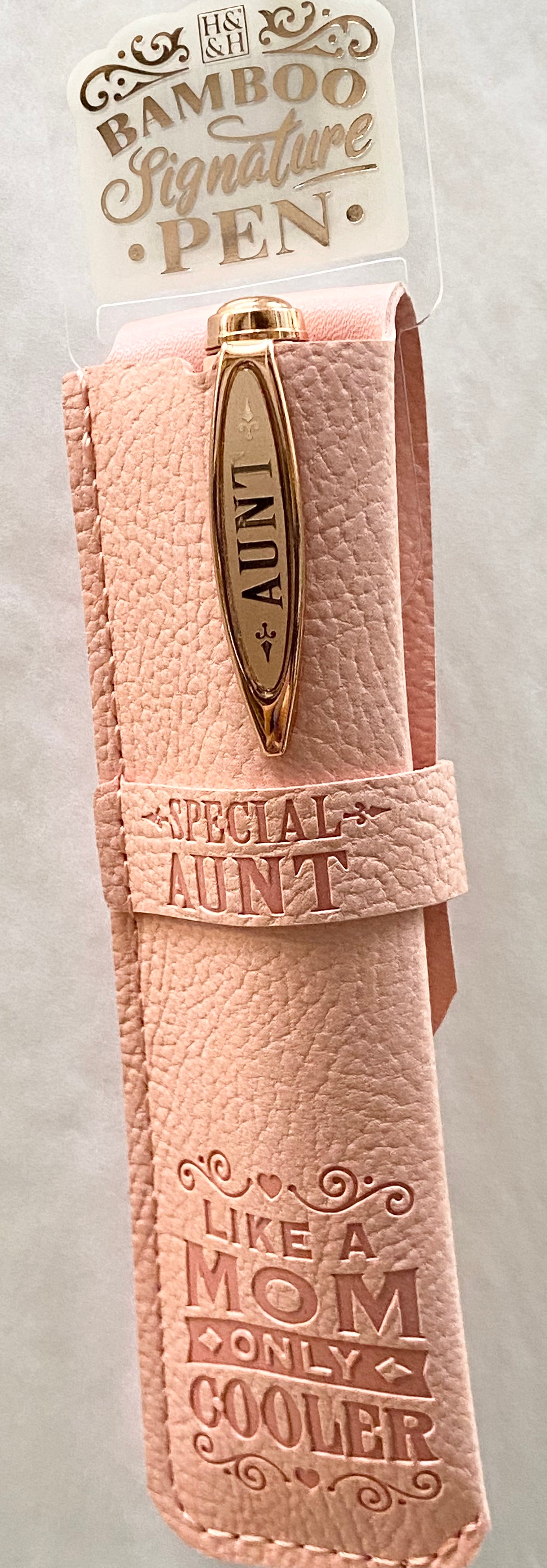 Special Aunt Bamboo Name Pen