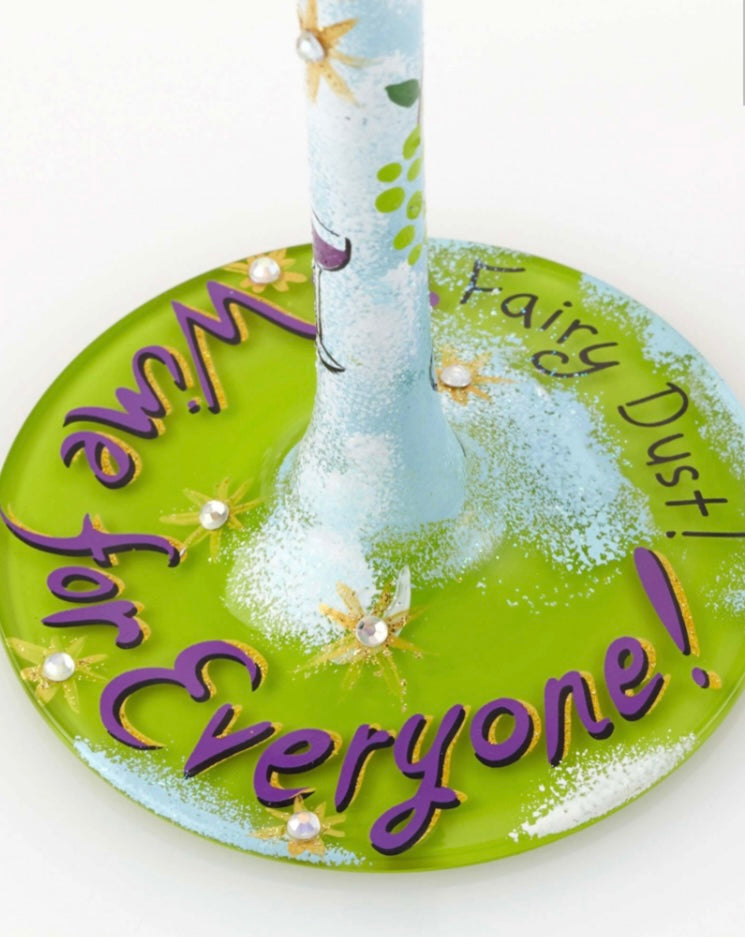 “FAIRY WINE MOTHER” Lolita WINE GLASS, 15 OZ.