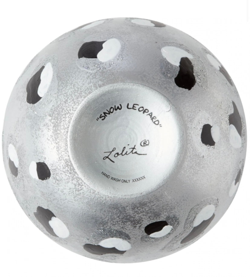 Snow Leopard Lolita Stemless Wine Glass