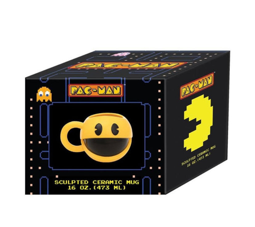 PAC-MAN 16 OZ. SCULPTED CERAMIC MUG