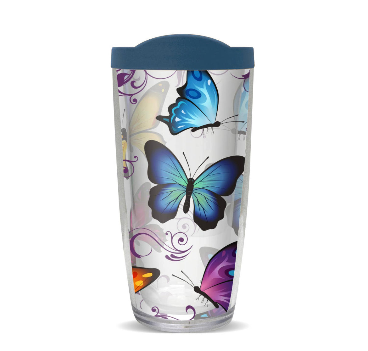 Vibrant Butterflies Tumbler