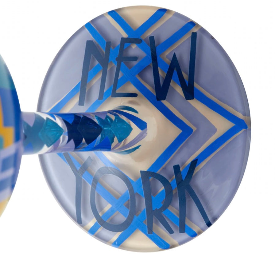 “New York Nights” Lolita Wine Glass