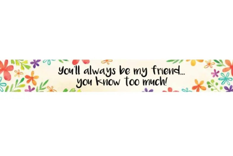 You'll Always Be My Friend..Wooden Shelf Block