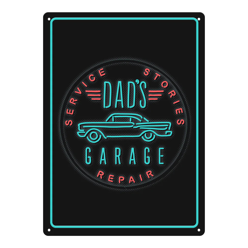 Dad's Garage Tin Sign