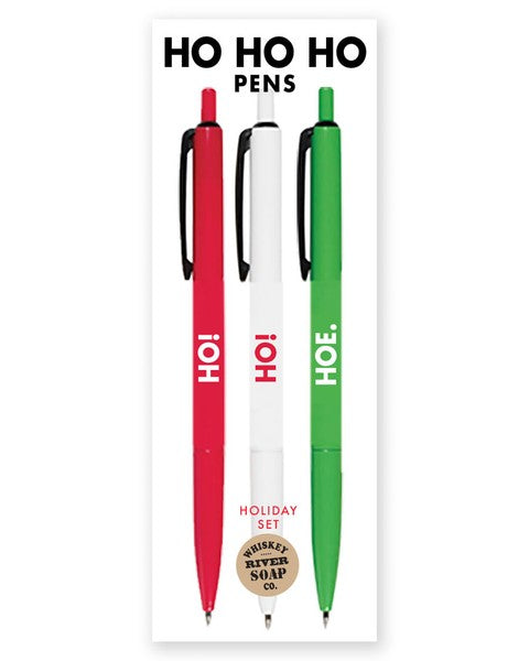 Ho! Ho! Hoe. Holiday Pen Set