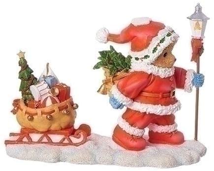 Sale!! Cherished Teddies "William" Santa Pulling Sled