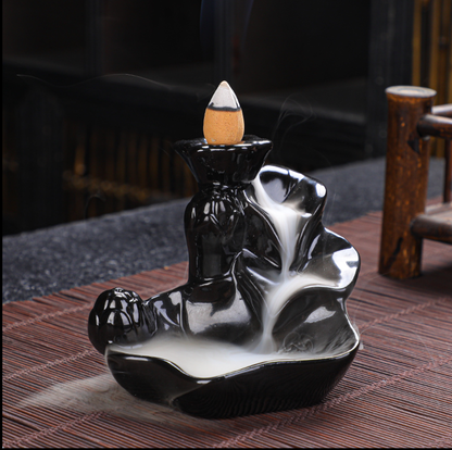 Cascade Incense Backflow Burner