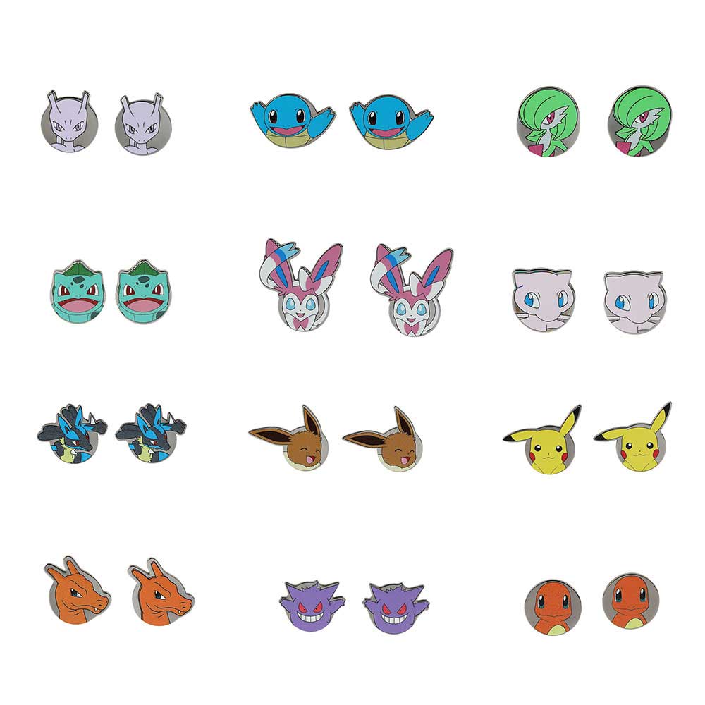 Pokemon 12/pair Earring Set