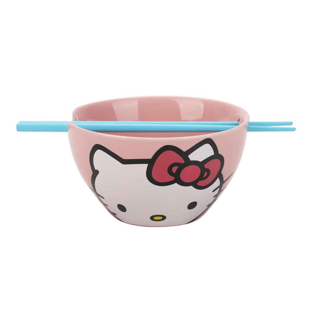 Hello Kitty Ramen Bowl with Chopsticks