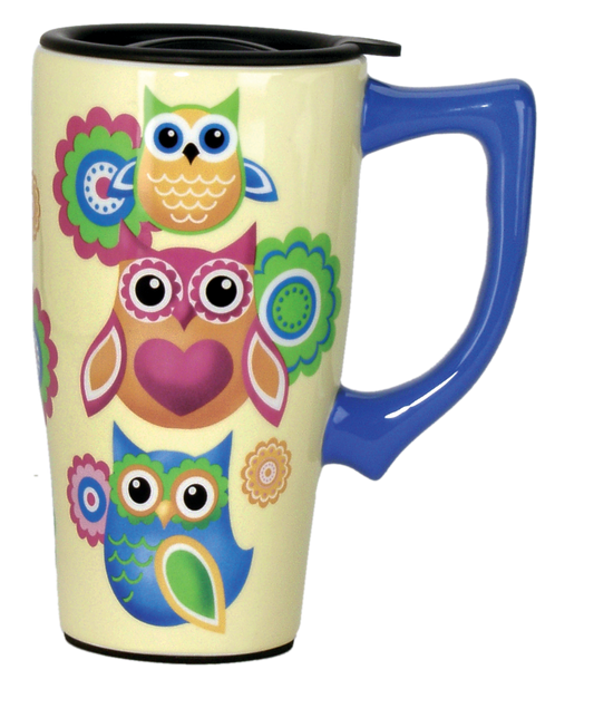 Owls Travel Mug