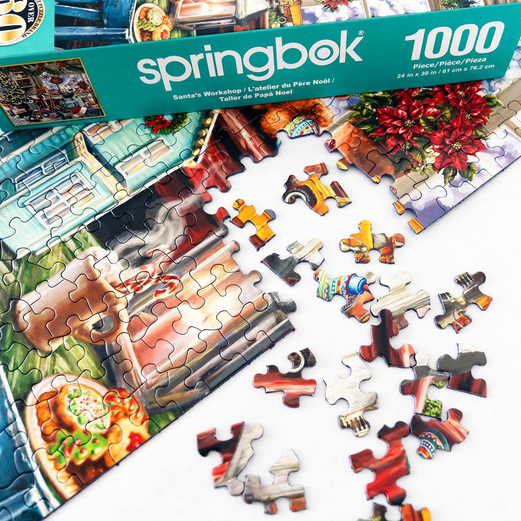Santa's Workshop 1000 Piece Jigsaw Puzzle
