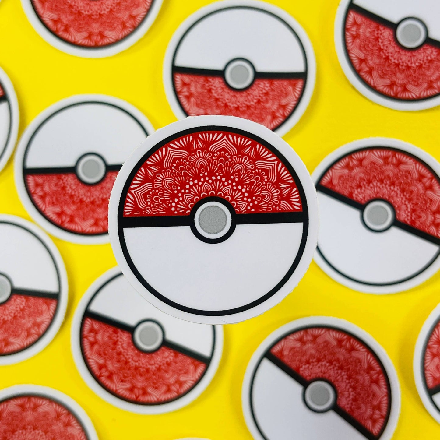 Mini Pokemon Ball Sticker