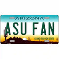 Arizona State Fan Novelty Metal License Plate