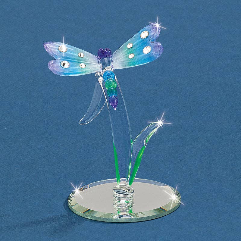 Dragonfly Glass Figurine